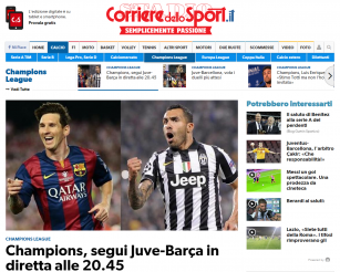 Итальянская пресса о финале Лиги Чемпионов