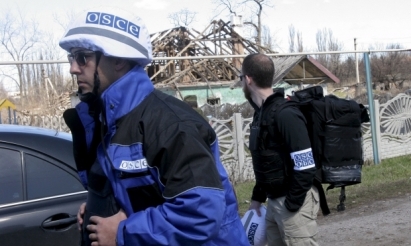 Террористы обстреляли представителей ОБСЕ