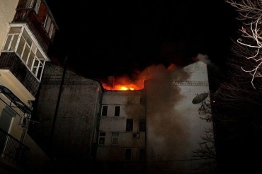 В Киеве женщина вызвала пожар и чуть не сожгла ее детей