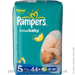 Подгузники Pampers active baby dry 5 Junior Киев