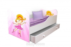 Детская кровать 140х70 "Принцесса" Одесса