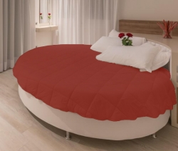Покривало на кругле ліжко модель 1 Винний Чернигов