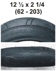 Шина (покрышка) 12 1/2 х 2 1/4 (62 - 203) для велосипеда / беговела / детской коляски Белая Церковь
