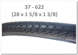 Шина (покрышка) 37 - 622 / 28 х 1 5/8 х 1 3/8 CST Белая Церковь
