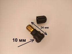 Клапан сосок штуцер бескамерной шины самоката Белая Церковь